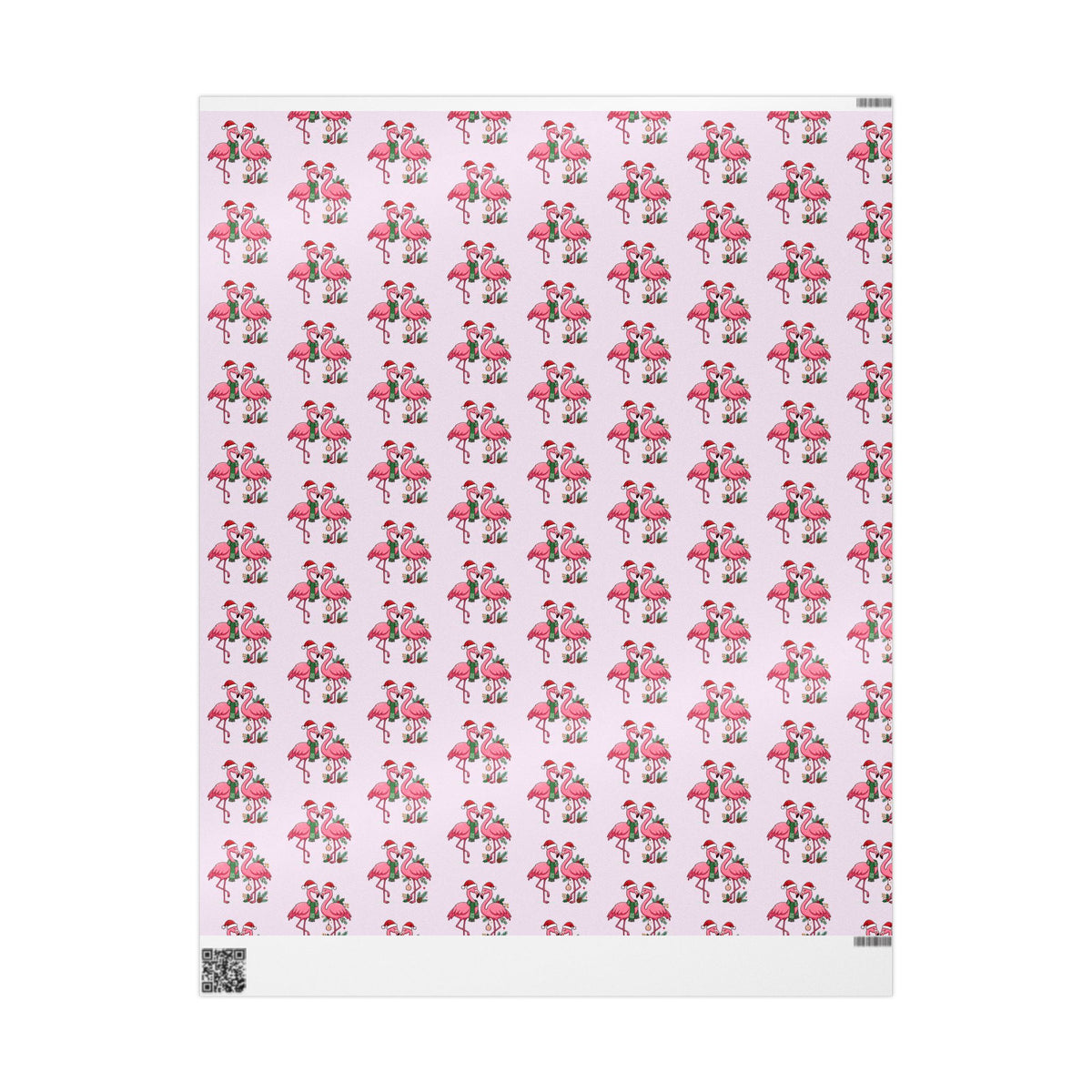 Flamingo Holiday Wrapping Paper — Pink Flamingo Pattern Gift Wrap