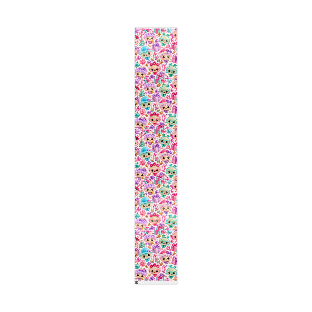 Cute Kawaii Doll Christmas Wrapping Paper