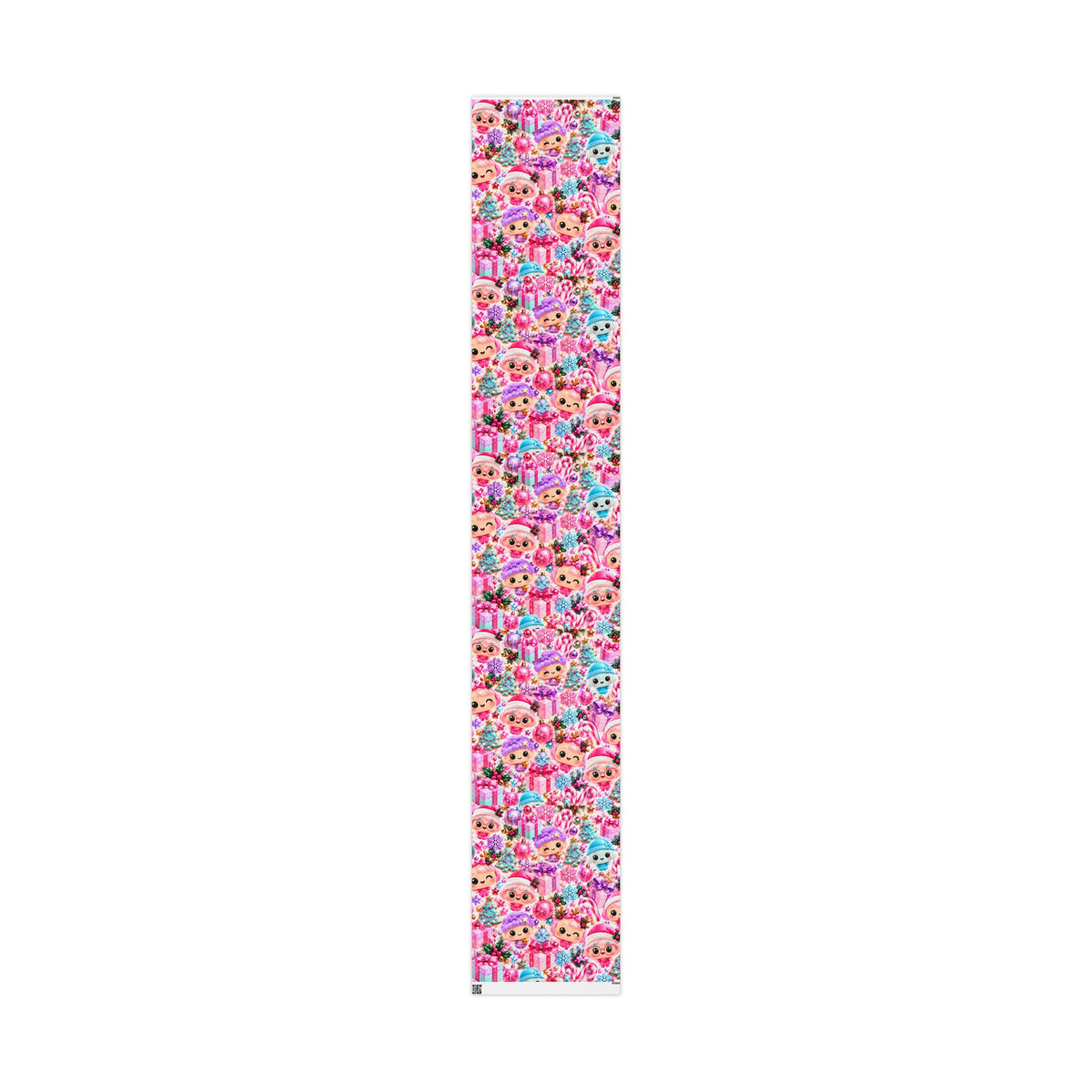 Wrapping Paper - Cute Kawaii Christmas Characters & Gifts Holiday Print