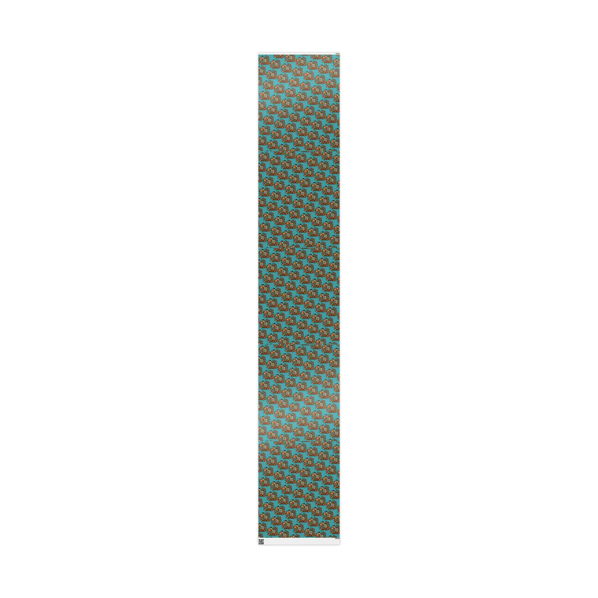 Turquoise Paisley Peacock Wrapping Paper