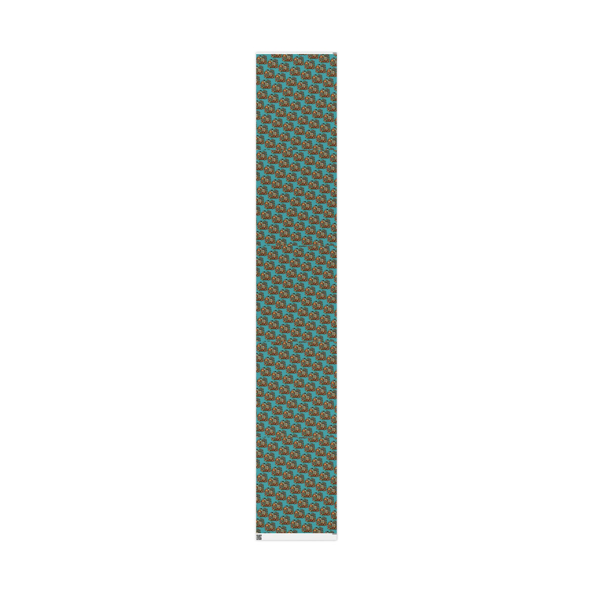 Turquoise Paisley Peacock Wrapping Paper