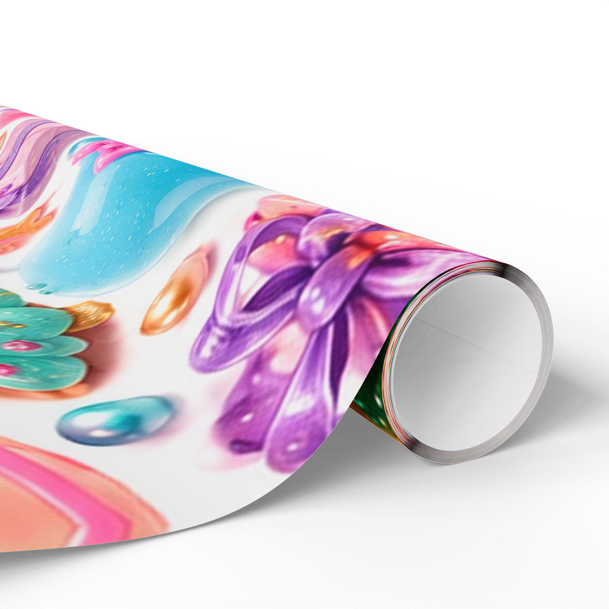 Cute Kawaii Doll Christmas Wrapping Paper