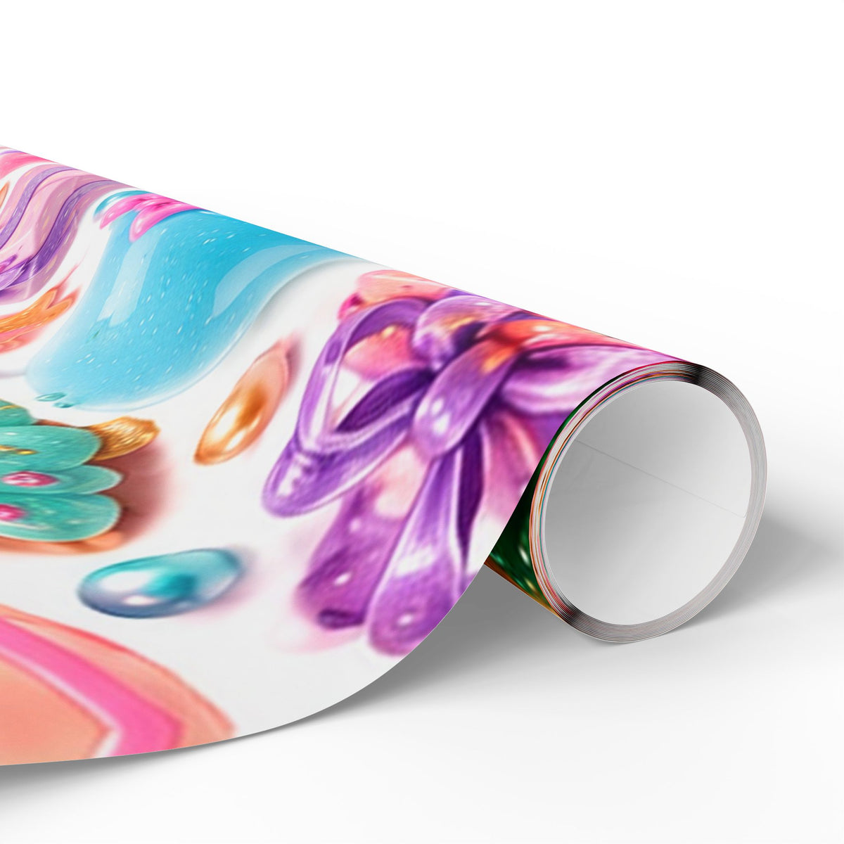 Cute Kawaii Doll Christmas Wrapping Paper