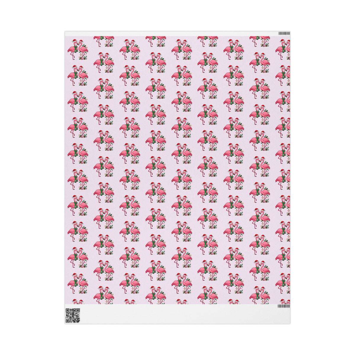 Flamingo Holiday Wrapping Paper — Pink Flamingo Pattern Gift Wrap