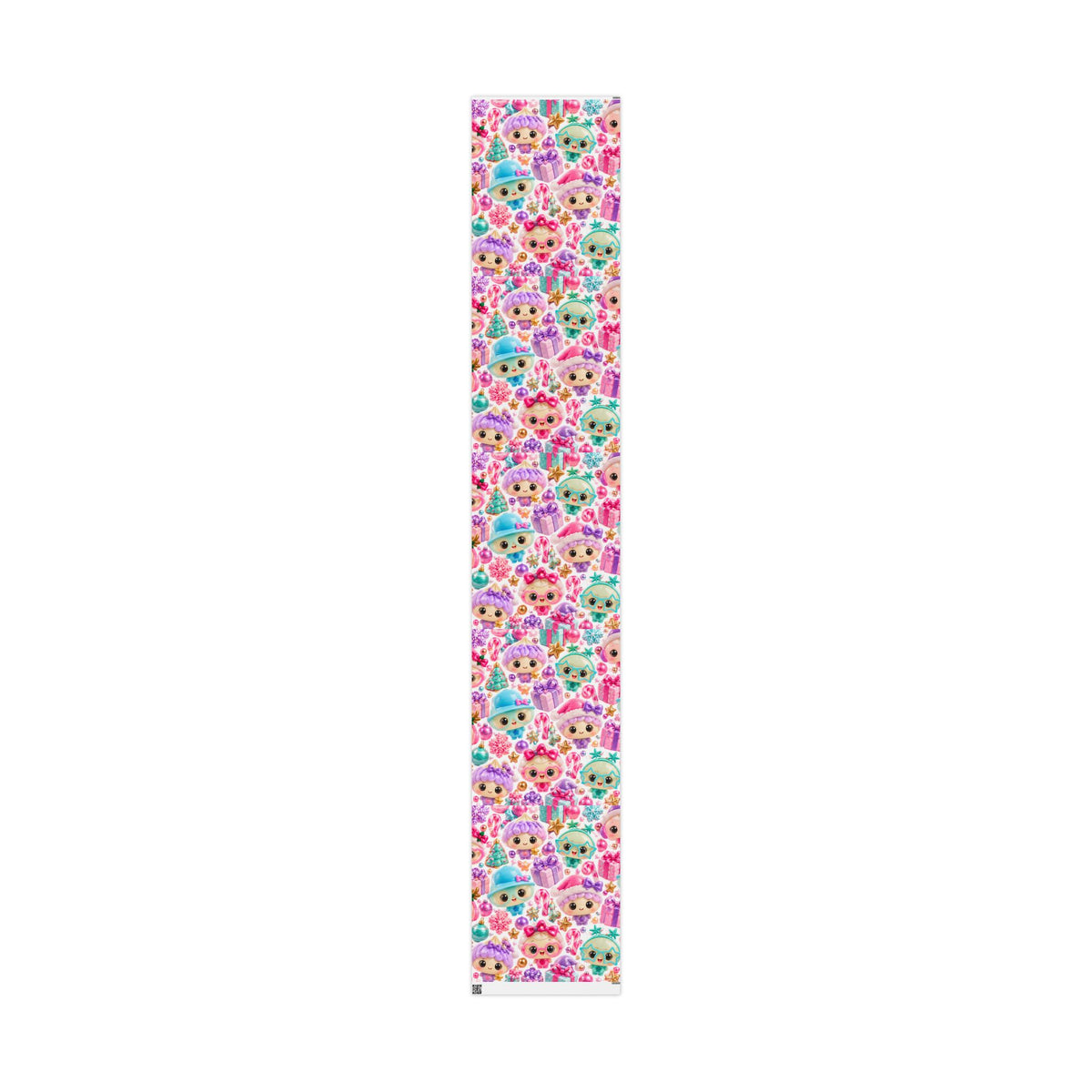 Cute Kawaii Doll Christmas Wrapping Paper