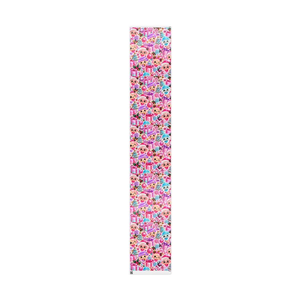Wrapping Paper - Cute Kawaii Christmas Characters & Gifts Holiday Print